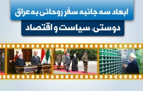 اینفوگرافیک/ ابعاد سه جانبۀ سفر روحانی به عراق؛ دوستی، سیاست و اقتصاد 