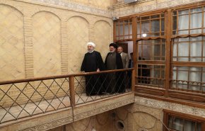 بازدید روحانی از بیت تاریخی امام خمینی(ره) در نجف اشرف