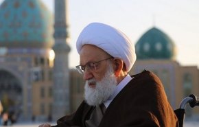 عکس | آیت الله شیخ عیسی قاسم در راهپیمایی روز قدس شهر قم 
