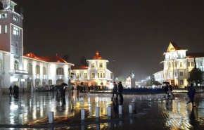 برف و باران در راه گیلان