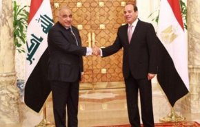 دیدار نخست‌وزیر عراق با رئیس‌جمهور مصر
