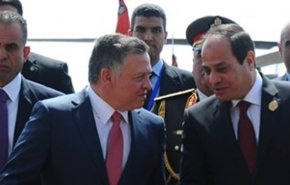 شاه اردن وارد قاهره شد
