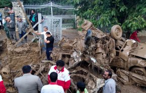 احتمال فرو ریختن منازل سیل زده در آق قلا 