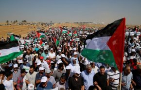 جيش الاحتلال يستخدم الرصاص والغازات لقمع المتظاهرين 