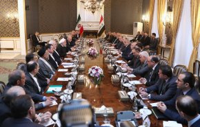 دو دولت در مسیر گسترش بیش از پیش روابط جدیت دارند/ تاکید بر آغاز عملیات لایروبی اروند رود بعد از ماه رمضان/ قدس پایتخت دائمی فلسطین و جولان خاک سوریه است