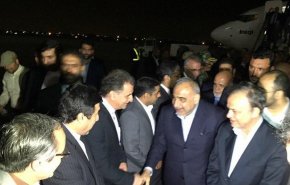 عبدالمهدی وارد مشهدمقدس شد
