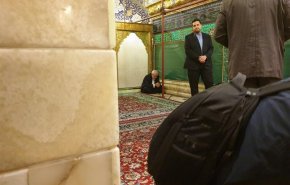 ظریف به زیارت حرم حضرت رقیه (س) رفت