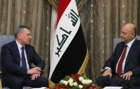 دیدار معاون نخست‌وزیر روسیه با «برهم صالح» در بغداد
