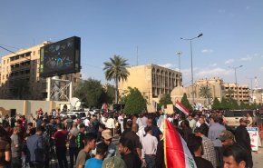 تظاهرات در بغداد و نجف اشرف علیه رژیم بحرین
