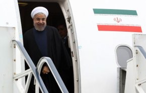روحانی وارد کرمانشاه شد