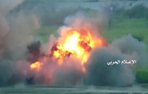 شلیک موشک زلزال 1 به تجمع مزدوران سعودی در جبهه حرض