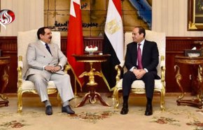 شاه بحرین به دیدار رئیس‌جمهور مصر رفت