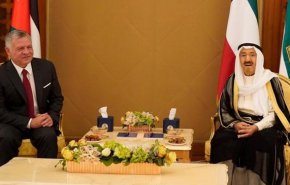 شاه اردن به دیدار امیر کویت رفت
