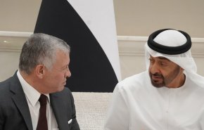 دیدار ولی‌عهد ابوظبی با پادشاه اردن