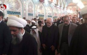 ظریف به زیارت کربلای معلی رفت