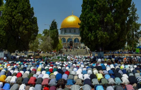 260 هزار فلسطینی در مسجد الاقصی نماز خواندند + تصاویر