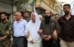 مشارکت فلسطینیان مقیم سوریه در راهپیمایی روز قدس در حلب + عکس