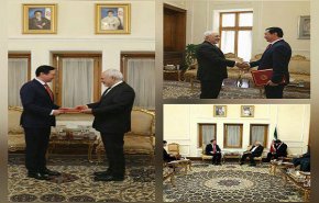 سفیر جدید چین رونوشت استوارنامه خود را تسلیم ظریف کرد