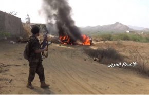 تطهير أربعة مواقع للعدوان شرق السديس بنجران
