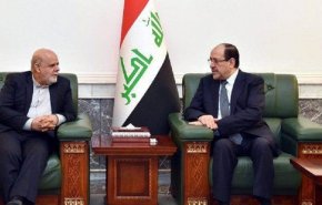 سفير إيران في بغداد یهنئ نوري المالكي 