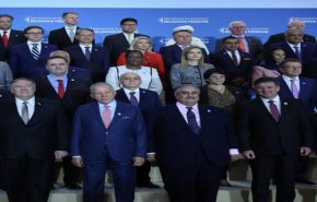 فیلم| وزیرخارجه لبنان حین سخنرانی کاتص نشست واشنگتن را ترک کرد