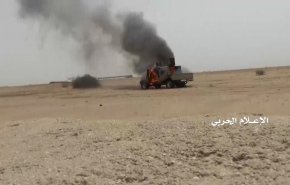 القوات اليمنية تتصدى لزحف مرتزقة العدوان في جيزان