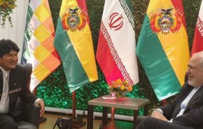ظریف با رئیس جمهور بولیوی دیدار کرد
