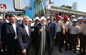 فاز نخست نیروگاه سیکل ترکیبی هریس با حضور رئیس جمهور افتتاح شد