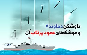 اینفوگرافیک/ ناوشکن دماوند 2 و موشک های عمودپرتاب آن