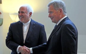 توییت دفتر ریاست جمهوری فنلاند پس از رایزنی با ظریف