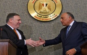 رایزنی تلفنی پامپئو با همتای مصری درباره تحولات منطقه
