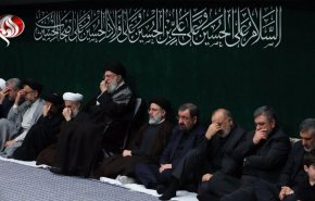اولین شب مراسم عزاداری حضرت اباعبدالله الحسین (ع) در حسینیه امام خمینی