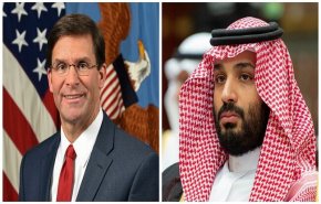 گفت‌وگوی وزیر دفاع آمریکا با بن سلمان درباره حمله آرامکو 