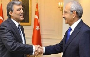 صف آرایی عبدالله گل در برابر اردوغان/ توافق گل و رهبر حزب مخالف دولت ترکیه برای معرفی نامزد مشترک