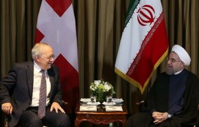 رئیس‌جمهور سوئیس با روحانی دیدار و گفت‌وگو کرد
