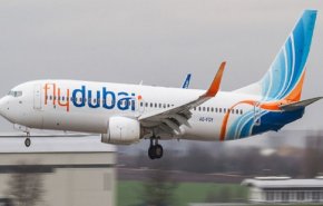 طائرة اماراتية تهبط في مدينة شيراز جنوبيَّ ايران