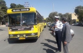 ۱۴ دستگاه اتوبوس و خودرو آتش‌نشانی سنندج به مرز خسروی اعزام شد