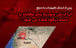 اینفوگرافیک/ آیا ارتش سوریه برای مقابله با حمله ترک ها آماده می شود؟