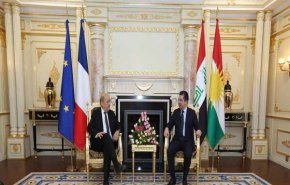 رایزنی بارزانی با وزیر خارجه فرانسه