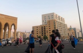  صبح متفاوت بیروت پس از سه روز تظاهرات + عکس