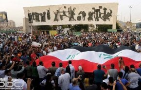 دو فرد مسلح نفوذی در تظاهرات بغداد بازداشت شدند