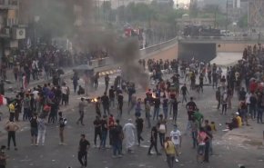 زخمی شدن شدید یک خبرنگار در تظاهرات عراق