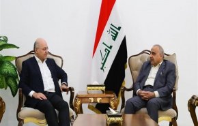 رایزنی «برهم صالح» و «عبدالمهدی» درباره آخرین تحولات عراق
