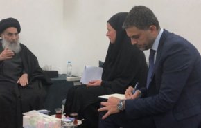 نماینده سازمان ملل برای دیدار با آیت‌الله سیستانی وارد نجف شد