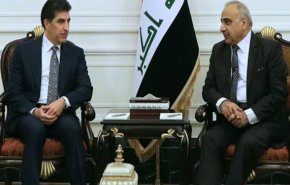 منطقه کردستان عراق خواستار حمایت از دولت عبدالمهدی شد
