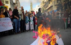 اعتراض جالب توجه فرزندان اسرای فلسطینی در رام الله