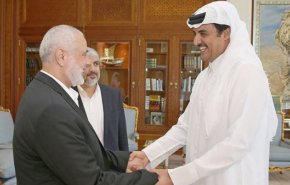 هنیه با امیر قطر دیدار کرد
