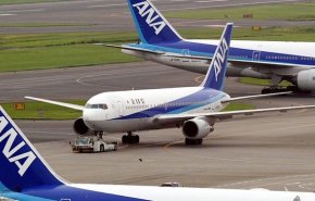 آتش گرفتن موتور هواپیما «بوئینگ 767» در فرودگاه ژاپن

