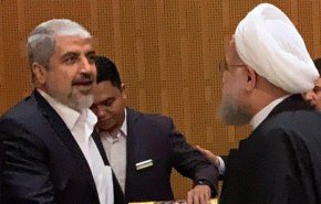 دیدار خالد مشعل با روحانی