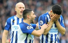 گریه‌ ستاره ایرانی برایتون پس از گلزنی + فیلم